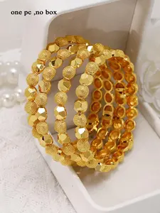 Women's Elegant Luxury Open Cuff Bracelet, Striped Design, Royal Style Fashion Accessory, All Seasons Wear