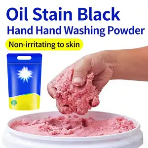 Industrial Oil Stain Handwashing Powder 21 oz Bag Powerful Grease & Dirt Removal Gentle on Skin Non-Irritating