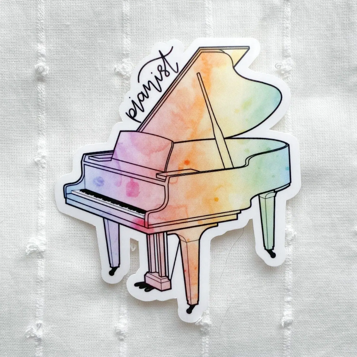 Piano Sticker