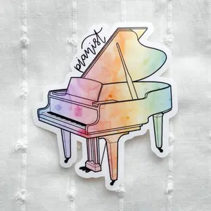 Piano Sticker