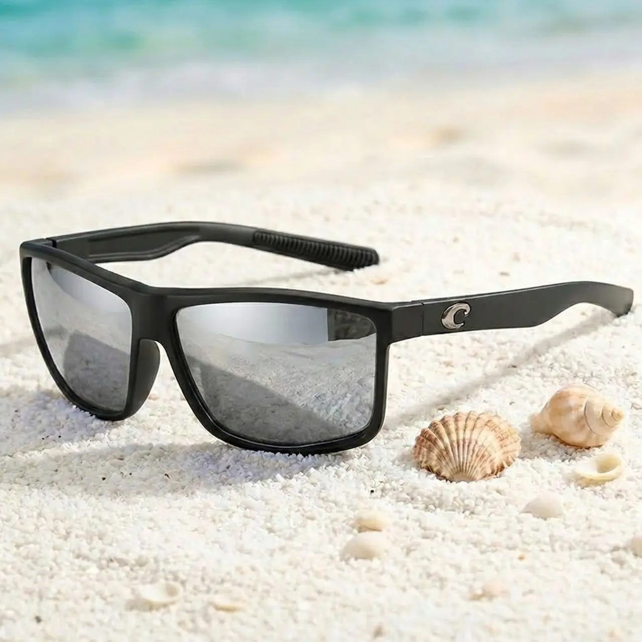 Polarized Rectangular Sport Sunglasses UV Protection Fishing Driving Outdoor Activities Lightweight Eyewear for Men Women