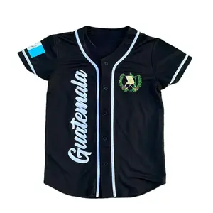 Guatemala Baseball Jersey Negran