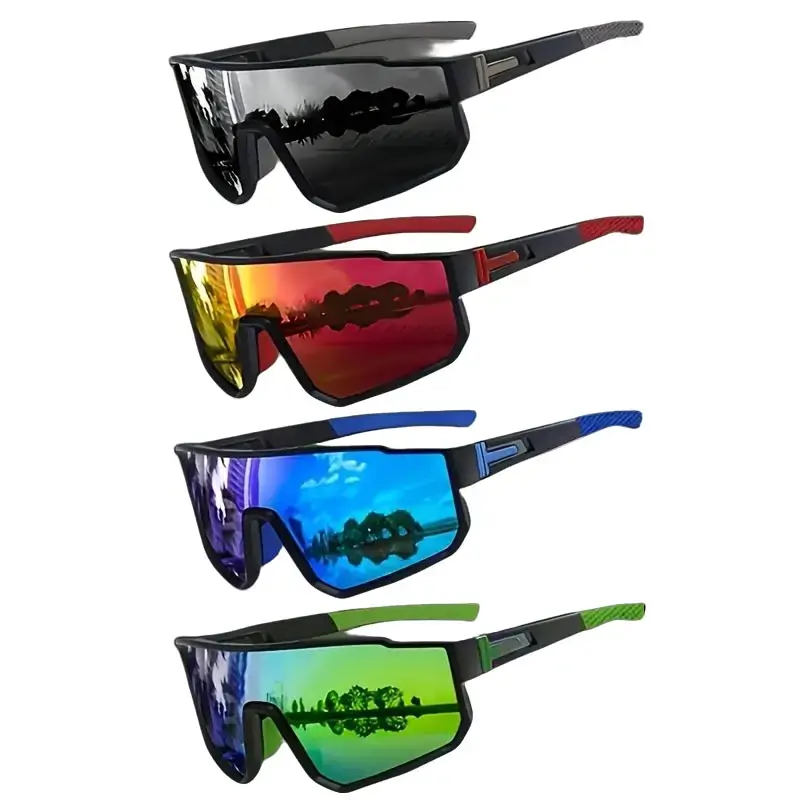 4 stylish eyeglass designs, unisex eyeglasses, blue light blocking men's eyeglasses, suitable for hiking, fitness, running, racing, outdoor sports, durable eyeglasses, suitable for outdoor activities, fishing