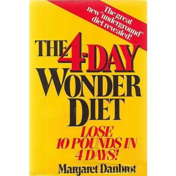 Used Book - The 4-Day Wonder Diet by Margaret Danbrot (Hardcover, English)