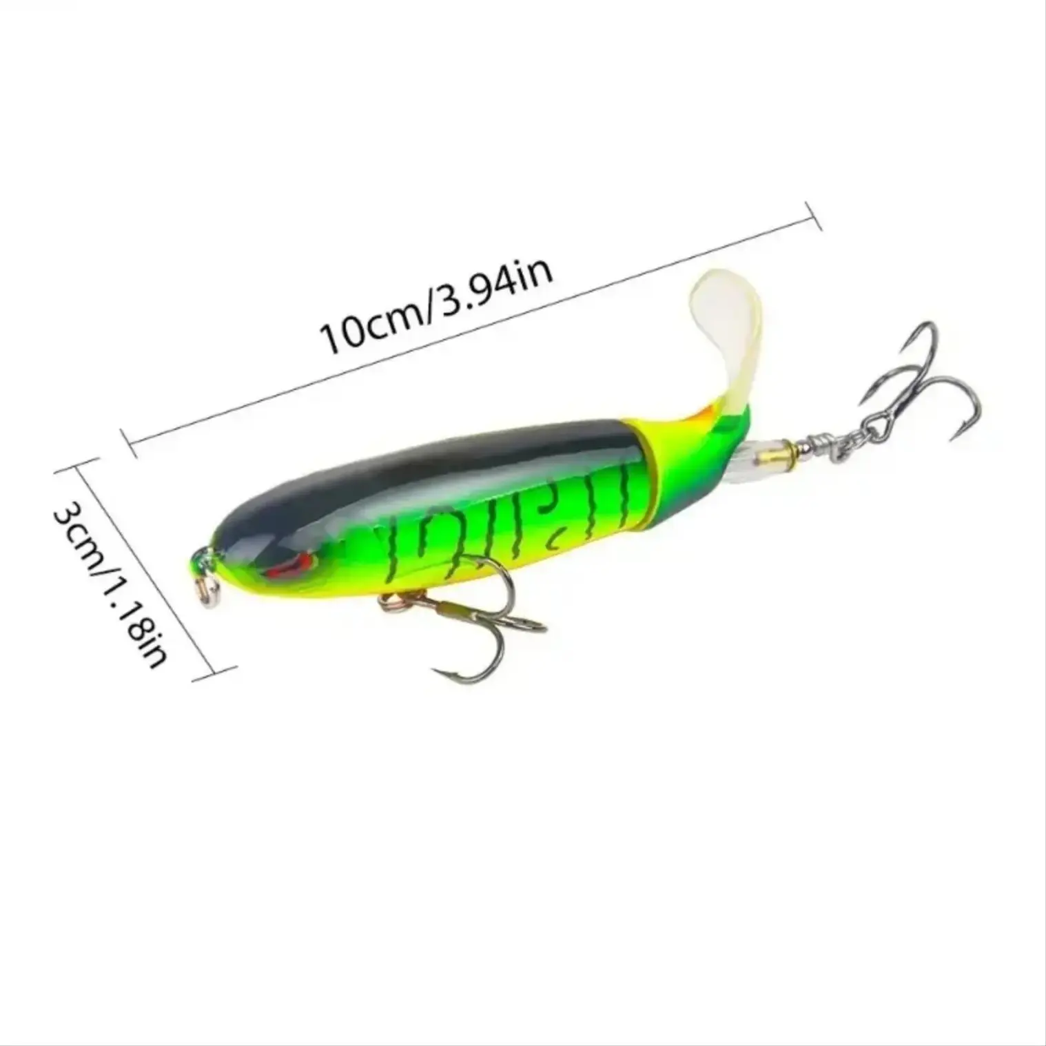 5/10Pcs 10cm 13.5g Whopper Plopper Fishing Lures, Sharp-Hook Lifelike Swimbait, Durable Hard Bait, High Fish-Attracting Design, Freshwater-Saltwater Outdoor Fishing Accessory