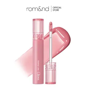 [rom&nd Official Shop] rom&nd Glasting Color Gloss 4g Plumping Volume Bunny Tongue Lips Glazed Glass Lightweight Glowy Vivid Transparent Glossy