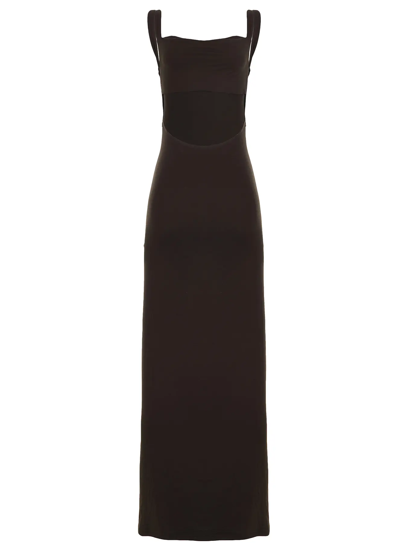 Women's Sexy Chocolate Brown Deep Backless Dress. Low Neckline Bodycon Solid Party Dress, Chic Versatile for Layering or Outer Wear. Fall Winter Bodycon Long Gown for Parties, Elegant Sleeveless Gown. - TikTok Women's Sexy Chocolate Brown Deep Backless Dress. Low Neckline Bodycon Solid Party Dress, Chic Versatile for Layering or Outer Wear. Fall Winter Bodycon Long Gown for Parties, Elegant Sleeveless Gown. - TikTok