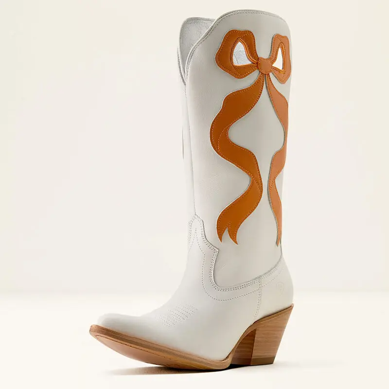 Ariat Beaux Pearl & Orange Boots
