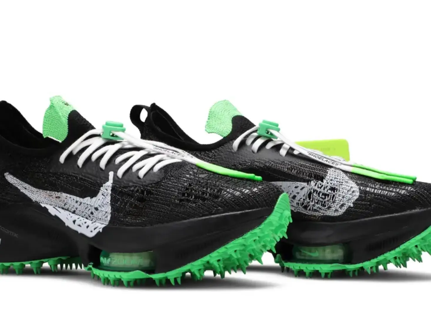 Off-White x Nike Air Zoom Tempo Next% 'Black' (Mens 10.5) Brand New NO Box