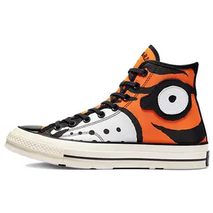 SOULGOODS x Converse Chuck 70 High-Top Canvas Sneakers for Men and Women in Black, White, and Orange