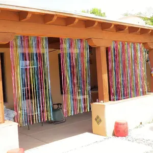 1 piece of colorful home decoration - door passage sequin curtain, window and door hanging curtain, closet bedroom blinds, living room partition, window wall panel edge background