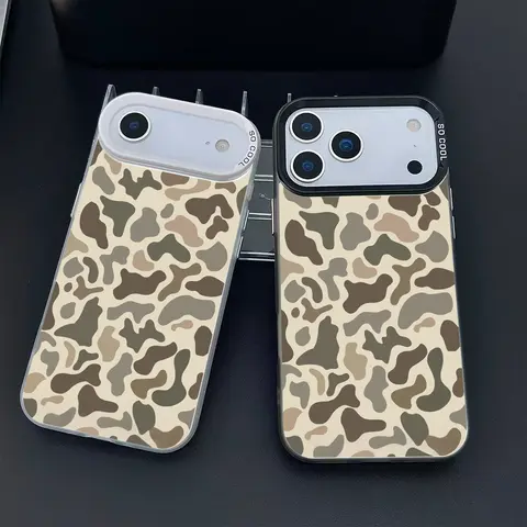 Vintage Sitka Camo Shockproof Smartphone Case - Frosted Matte Hard Polycarbonate Back Casing, Anti-Fall, Helps Resist Fingerprints and Dust, Easy to Wipe Accessory for iPhone 18 17 16 16E 15 14 13 12 11 Pro Max Plus X XR XS, Women's Accessories