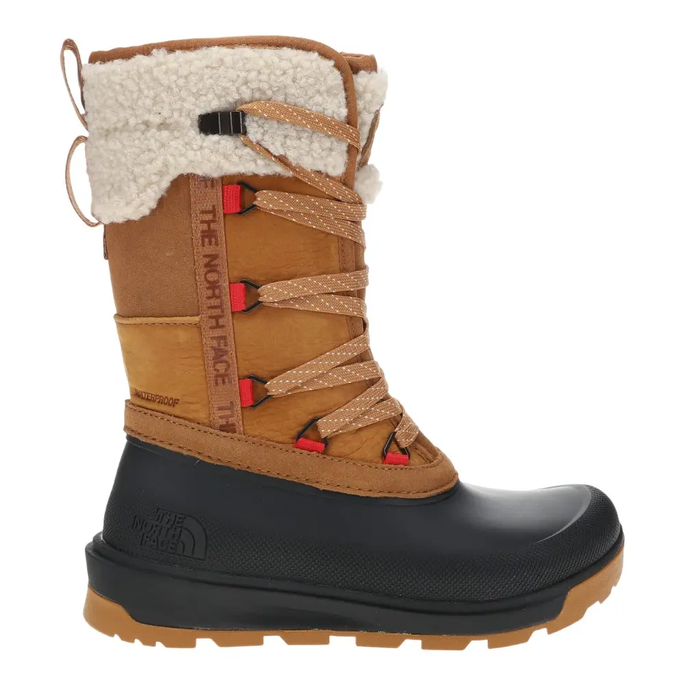 The North Face Womens Shellista Vi Mid Waterproof Insulated Snow Casual Boots Mid Calf - Black, Brown