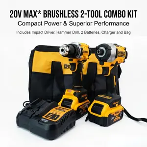 Dewalt DCF850 & DCF805 20V 2 Tool Combo For Electricians impact wrench kit screwdriver