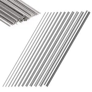 104Pcs Stainless Steel Spring Wire Assortment Kit - 0.3-3mm Diameter, 400mm Length, Hard Straight Wire for DIY RC Model, Ship, Needles, Binders, Textiles, Paper Clips, Hinges
