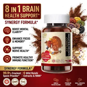 Brain Booster | Memory, Focus & Clarity | Reishi Mushroom, Neuro Energy & Cognitive Support | 60 Capsules nighttime DealsForYouDays | gifts for my husband | Fathersdaygift # boost with goli # first day multivitamin # exclusive deal