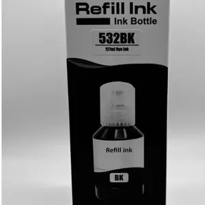 Ink Bottle Epson Replacement for 532 T532 Black EcoTank Ink Used for ET-M1170 ET-M2170 ET-3170