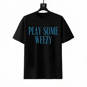 Play Some Weezy" Graphic T-Shirt, Play Some Weezy Comfort Colors Garment Dyed Casual Tee
