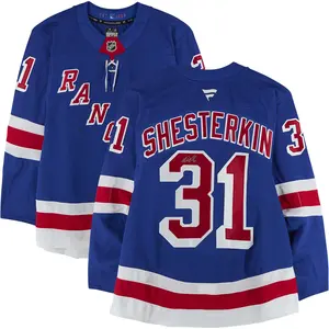 Igor Shesterkin New York Rangers Autographed Blue Pro Jersey - Fanatics Authentic Certified
