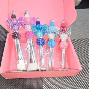 Beaded Makeup Brush Set for Perfect Makeup Application