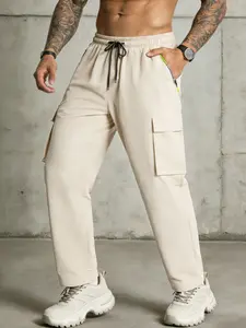 Men's Summer Cargo Pants, Ice Silk Quick Dry Lightweight Casual Pants, Elastic Waist Breathable Work Pants with Multiple Pockets