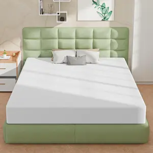 8 Inch King Size Mattress, Gel Memory Foam King Mattress, Pressure Relieving, Cooling Gel Foam, King Mattress in a Box, Certipur-Us Certified, Bed-in-a-Box, King, 80"L x 76"W x 8"Th, White