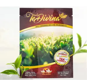 Te Divina - 100% Organic Tea for Men and Women for Detoxification Digestive Health and Energy Boost with 12 Organic Herbs for Body Balance and Harmony - Beverage Natural