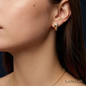 LG102 Lady Snake Earrings hand made fashion jewelery