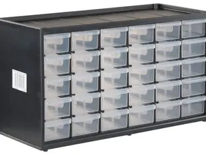 30 Small Drawer Modular Storage System, Easily Stackable Storage Organizer,