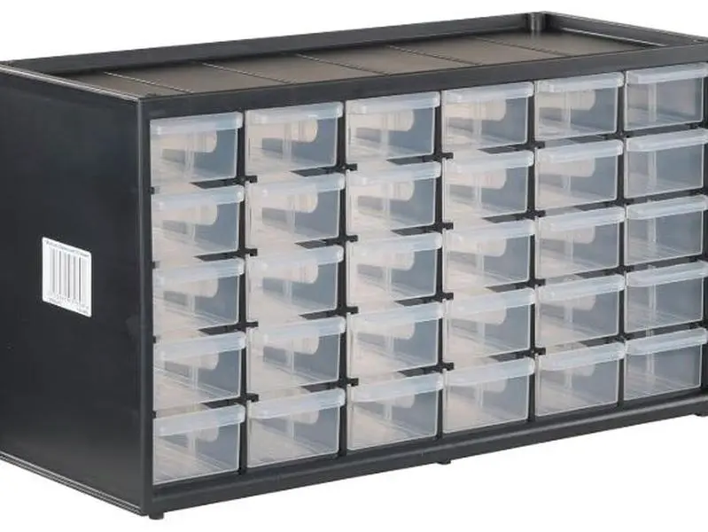 30 Small Drawer Modular Storage System, Easily Stackable Storage Organizer,