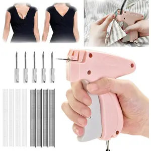 Tagging Gun for Clothes, Quick Clothing Fixer, Quick Sewing Hemming Gun, Mini Gun for Clothes Christmas Gift for Women