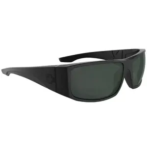 Spy Optic COOPER XL Sunglasses - MATTE Black / HAPPY Gray Green Lens