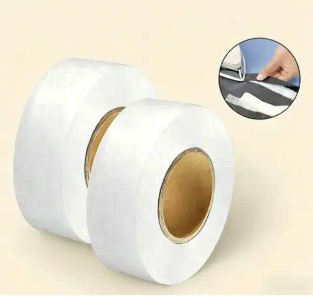 2026 Fusible Bonding Fusing Tape, Hot Melt Non-Woven Double-Sided Adhesive Lining Ironing Fabric, Hemming Repair Supplies For Clothes, Pants Legs, Short Fabric, Curtain, Jeans, Skirts, No Sewing Supplies, 0.78 Inch x 70 Yards