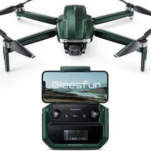GLEESFUN G11PRO 6K Drone with Camera for Adults, 4K/30fps Video, 3-Axis Brushless Gimbal, 70mins Flight Time with 2 Batteries, 10000ft Long Range, FAA compliance, Professional Drone with Auto Return