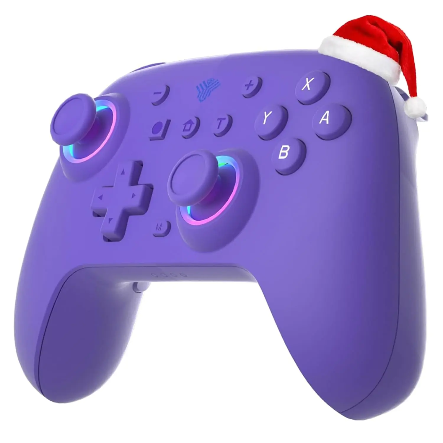 Controller for  , Pro Controller for /OLED/Lite/PC with 7 Colors LED Light/3-level TURBO Adjustable,4-Speed Dual Vibration ,Support Wake Up and Gyro Axis Motion ()