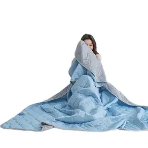 Icy Cold Blanket for Hot Sleepers - Cool Weighted Blanket for Restful Sleep - Soft & Breathable Material - Perfect for All Seasons