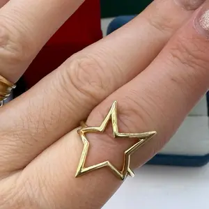 Anello di Stellla Oro 10k Ring per Donna