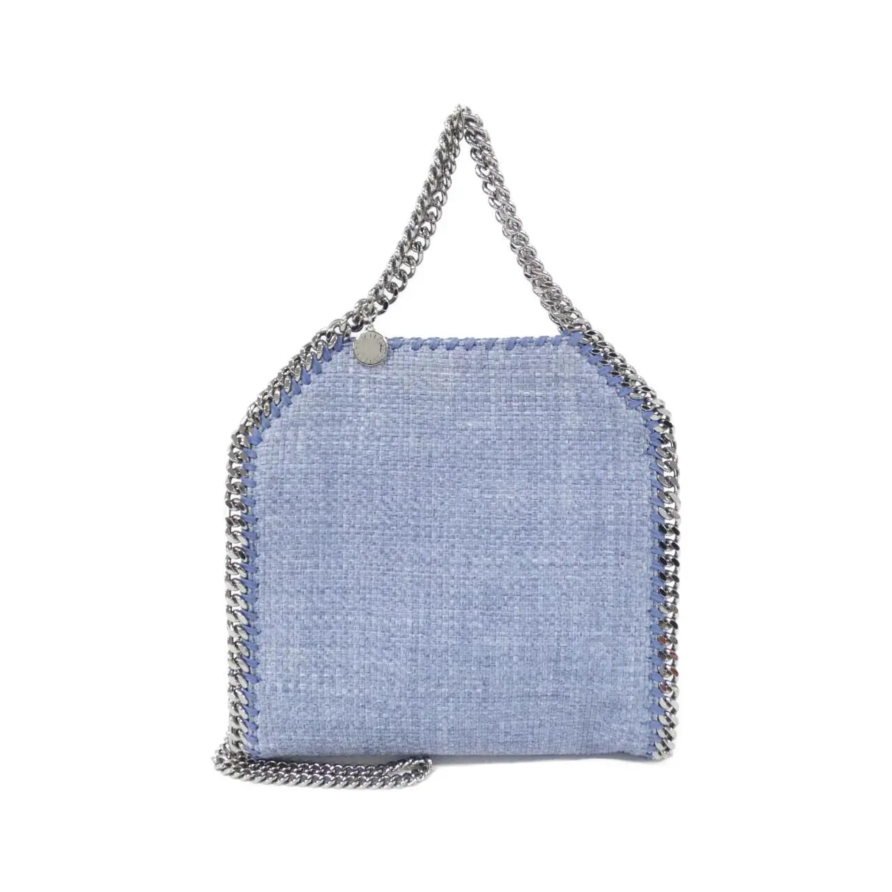Pre-owned Stella McCartney Cotton Shoulder Bags Falabella Wave Raffia shoulder bag