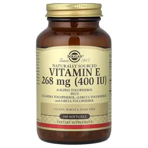 Solgar Vitamin E, Naturally Sourced, 100 Softgels