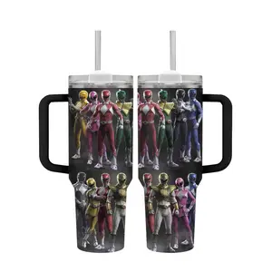 Power Rangers Movies Custom Tumbler 40oz 30oz 20oz 14oz  Tumbler With Handle