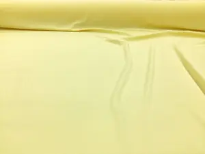 Bullet Textured Liverpool Fabric 4 way Stretch Pastel Yellow R31