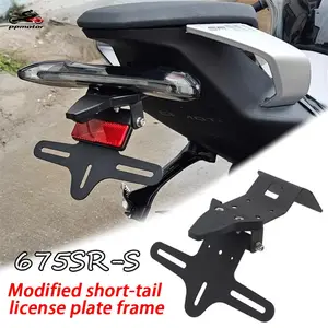 For CFMOTO Short Tail License Plate Bracket for 675SR-R 675ss 450SS 450sr 250sr 450NK Tail Tidy