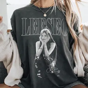 Potrait Leeseo 90s Unisex Shirt Retro Style for Men & Women #LeeseoShirt #90sStyle #RetroFashion #UnisexShirt #VintageVibes #Streetwear #CasualOutfit #OOTD #MenFashion #WomenFashion