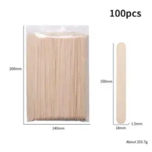 Large Waxing Sticks - 6 Inch (Pack of 100)