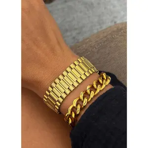 THICK GOLD WATCH BAND