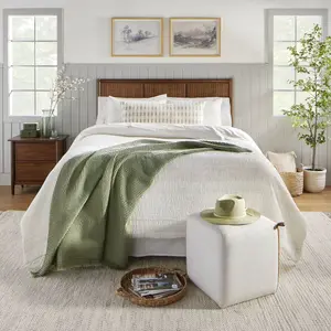 3pc Heather Stripe Comforter Bedding Set Twilight Taupe - Hearth & Hand™ with Magnolia