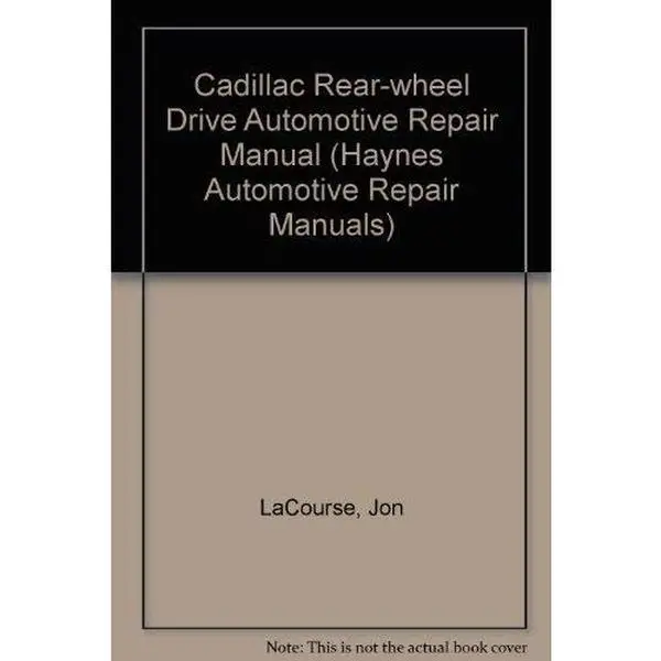 Used Cadillac Rear-Wheel Drive Automotive Repair Manual - All RWD Models 1970-1992 (Haynes Pubns Automotive Repair Manual Series) by Jon Lacourse (English Soft Cover)