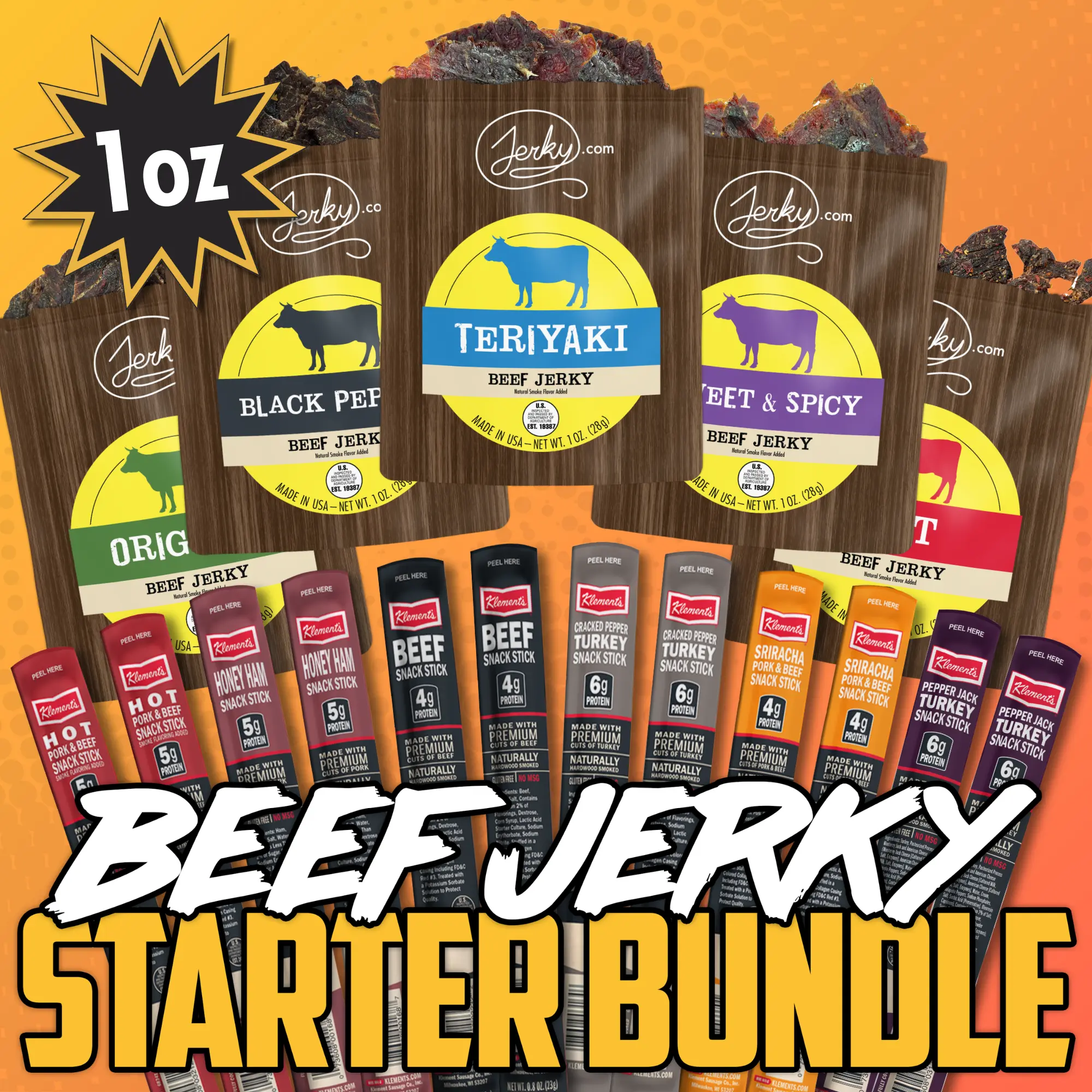 17pc - Beef Jerky Starter Bundle (Tiktok Exclusive) 17pc - Beef Jerky Starter Bundle (Tiktok Exclusive)