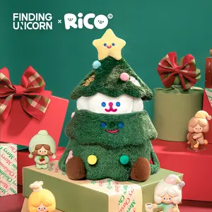 Christmas [FINDING UNICORN] Rico Christmas Tree Plush Doll Cute Figures Desktop Ornament Collectible Toys Birthday Gifts Christmas Gift Christmas Tree Plush Toy