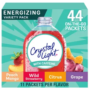 Crystal Light Energizing Variety Pack, 44 ct On-the-Go Packets